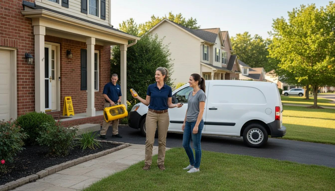 Water restoration image for Water Damage & Restoration Services in Milan, NM